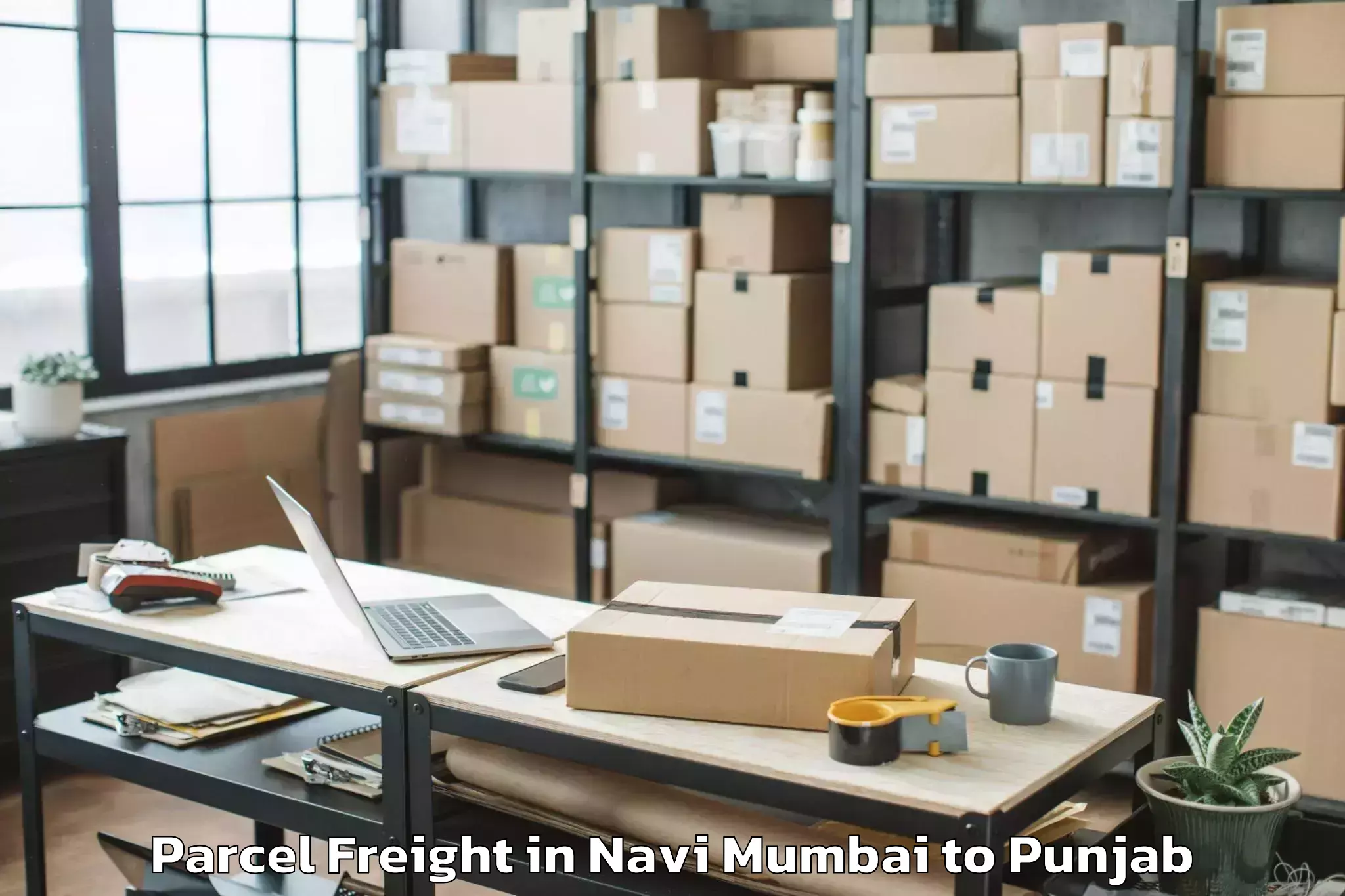 Top Navi Mumbai to Khamanon Parcel Freight Available